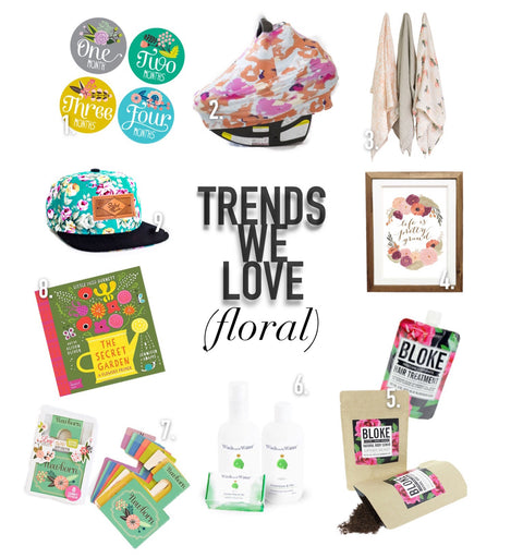 "Trends We Love" at Honey Bee Baby - Floral