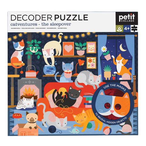 Petit Collage - Catventures Decoder Puzzle