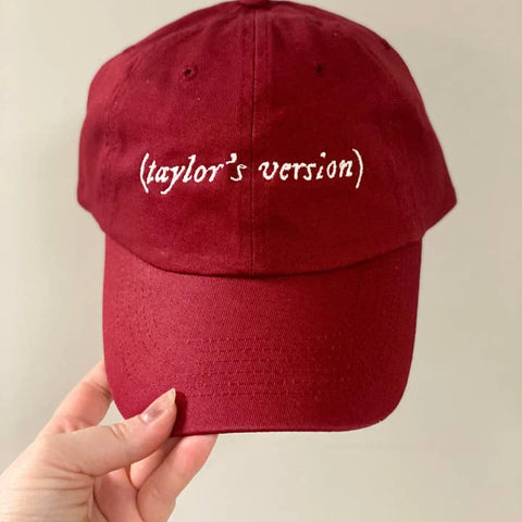 Hat & Rabbit - Relaxed Fit Hat - Taylor's Version Maroon