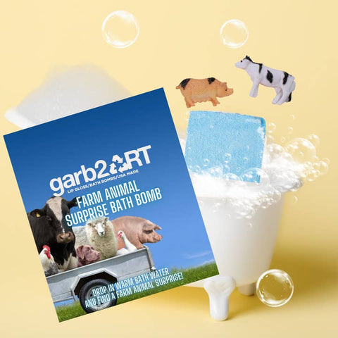 Garb2art - Surprise Bath Bomb - Farm Animal