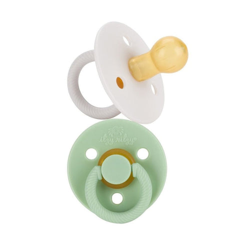 Itzy Ritzy - Itzy Soother Pacifier - Mint + White
