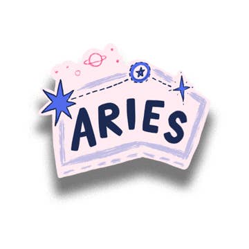 Abbie Ren Illustration - Vinyl Sticker - Aries