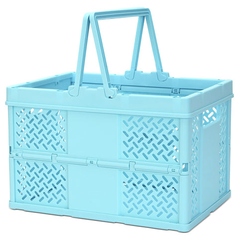 Iscream - Large Foldable Storage Crate - Blue