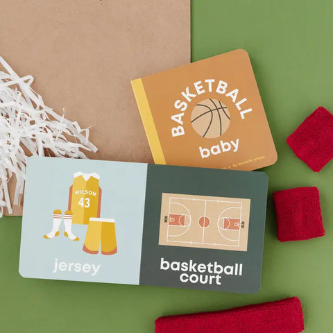 Left Hand Book House - Board Book - Basketball Baby