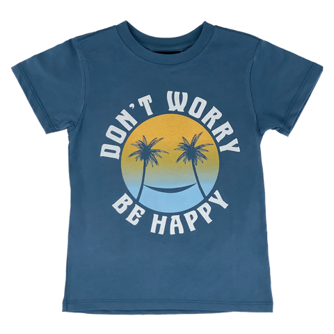 Tiny Whales - Short Sleeve Tee - Don't Worry Be Happy