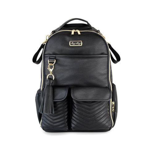 Itzy Ritzy - Boss Backpack Diaper Bag - Jetsetter Black