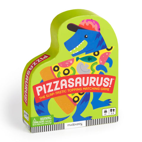 Mudpuppy - Shaped Box Game - Pizzasaurus