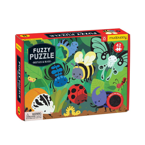 Mudpuppy - Fuzzy Puzzle - Beetles & Bugs