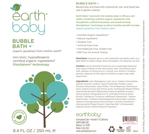 Earth Baby - Bubble Bath
