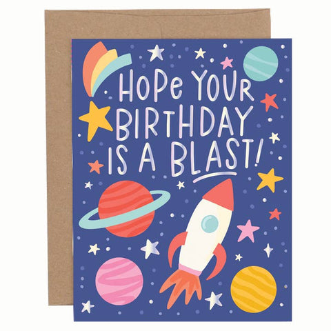 Pippi Post - Birthday Card - Hope Your Birthday Is A Blast