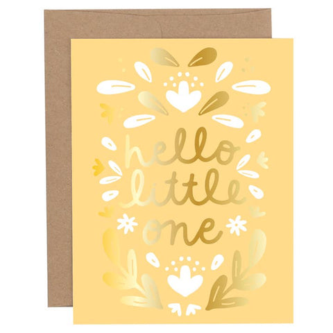 Pippi Post - Baby Greeting Card - Hello Little One