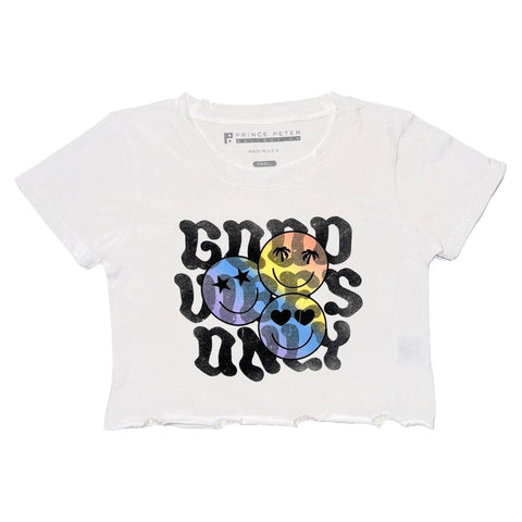 Prince Peter Collection - Crop Tee - Good Vibes Only
