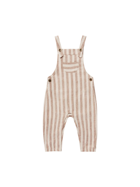 Rylee + Cru - Baby Overall - Clay Stripe