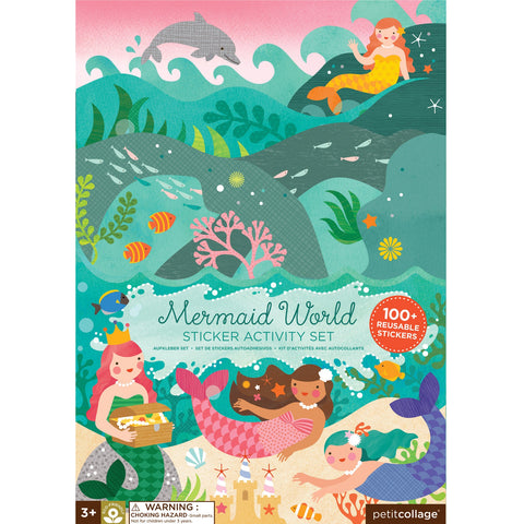 Petit Collage - Sticker Activity Set - Mermaid World