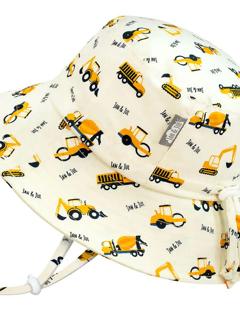 Jan And Jul - Cotton Floppy Hat - Little Diggers
