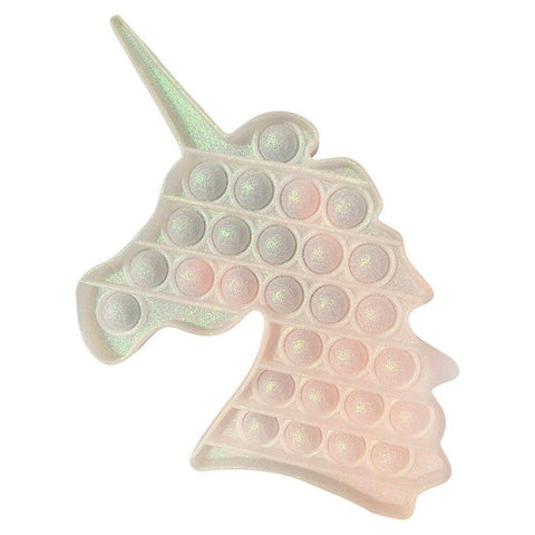 Confetti & Friends - Large Pop It - Clear Unicorn Pop It