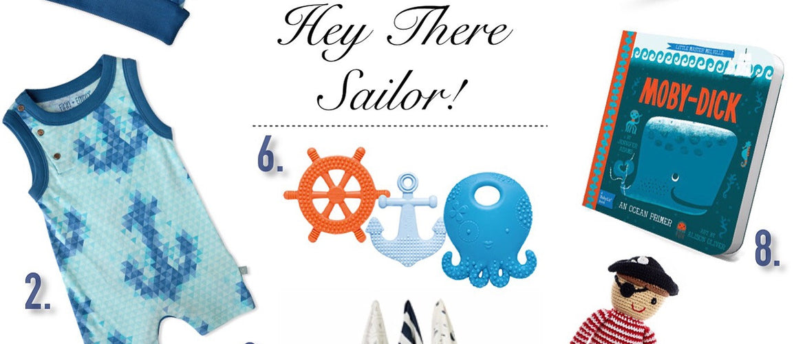 "Gift Basket Ideas" From Honey Bee Baby - Nautical