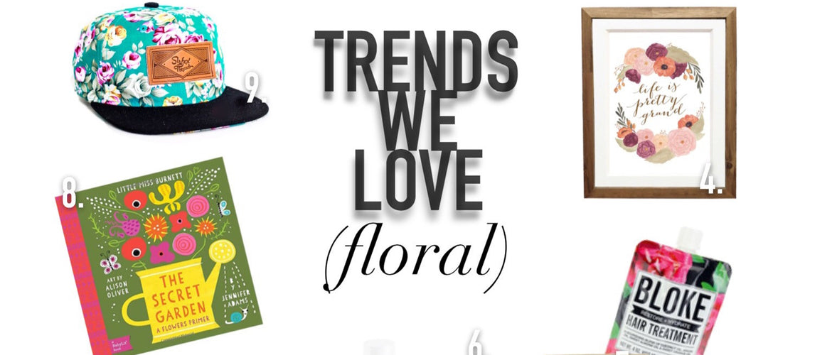 "Trends We Love" at Honey Bee Baby - Floral