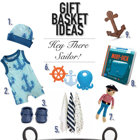 "Gift Basket Ideas" From Honey Bee Baby - Nautical