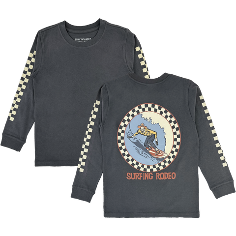 Tiny Whales - Longsleeve Tee - Surfing Rodeo