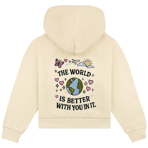 Full Zip Hoodie - The World is Better
