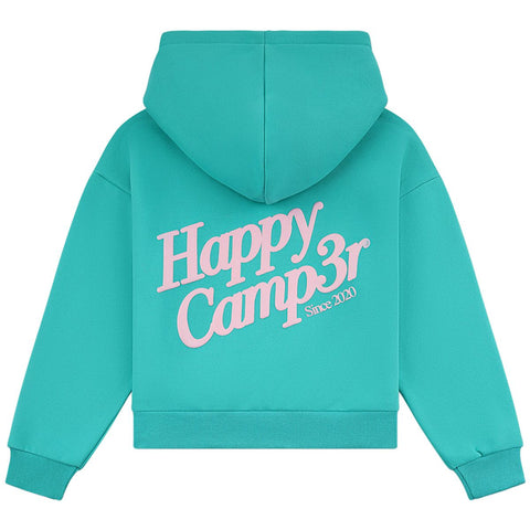 Happy Camp3r - Puff Series Core Hoodie - Candy Teal