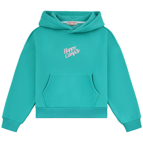 Happy Camp3r - Puff Series Core Hoodie - Candy Teal