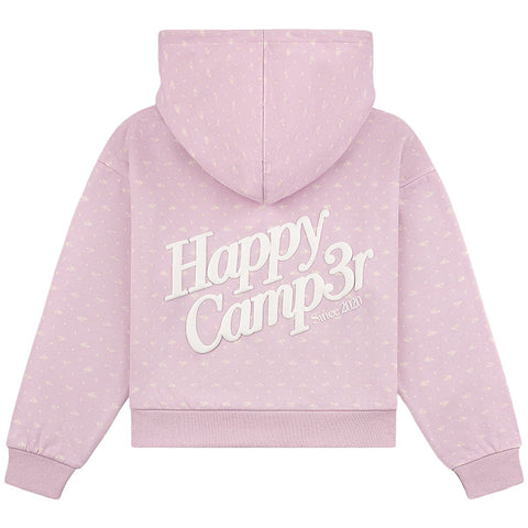 Full Zip Hoodie - Lavender Bloom