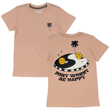 Tiny Whales - Short Sleeve T-Shirt - Don't Worry Be Happy