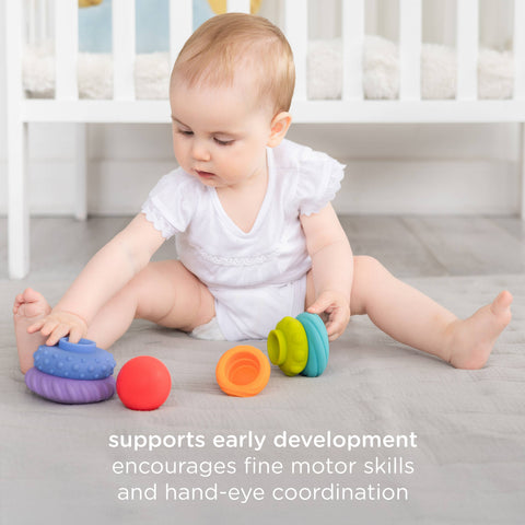 Ubbi - Silicone Teether Tower Toy