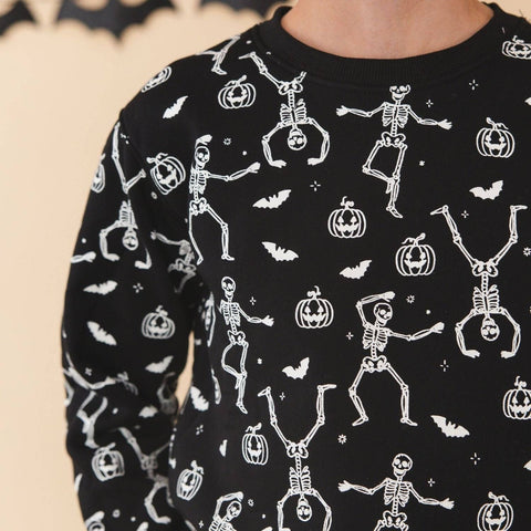 Sweet Wink - Sweatshirt - Glow In The Dark Silly Skelly