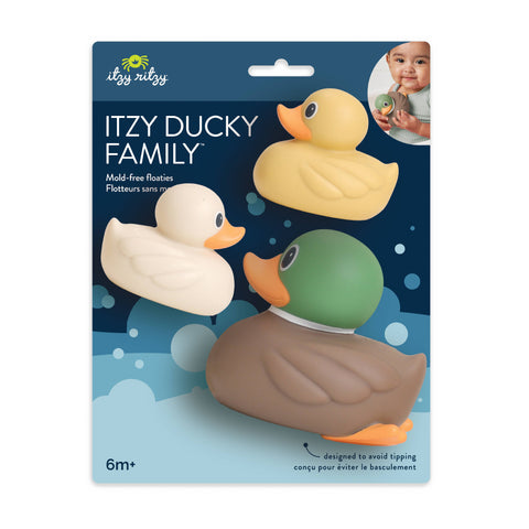 Itzy Ritzy - Itzy Ducky Family™ Bath Toys - Mallard