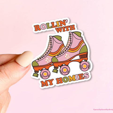 Peachy Keen - Sticker - Rollin' With My Homies