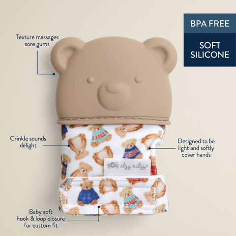 Itzy Ritzy - Itzy Mitt® - Vintage Bear