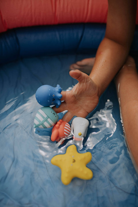 Itzy Ritzy - Nautical Itzy Bitzy Puppets™ - Bath + Storytelling Toys