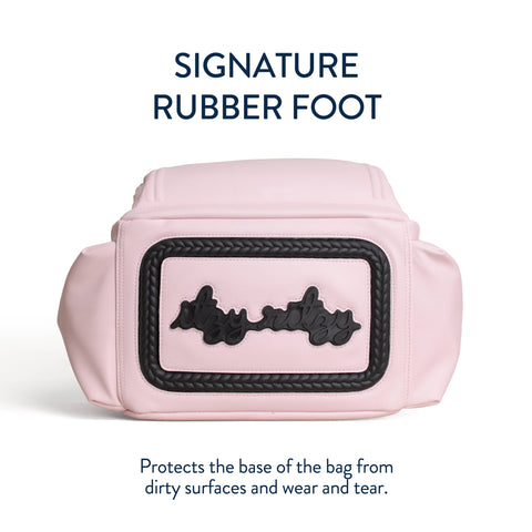 Itzy Ritzy - Backpack Diaper Bag - Ribbons & Roses Boss Plus™
