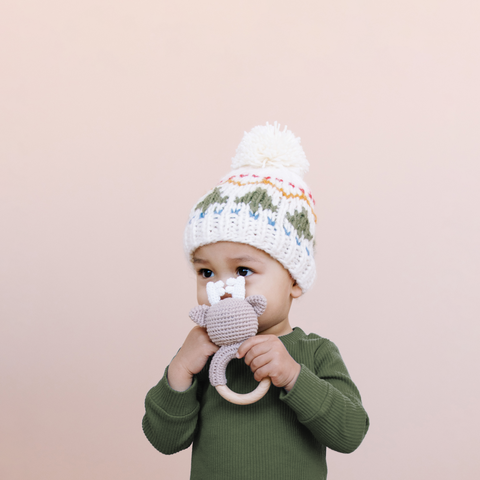 The Blueberry Hill - Crochet Teether - Deer