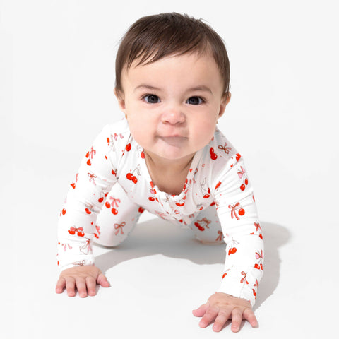 Bellabu Bear - Convertible Footie - Cherry On Top