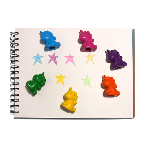 Ooly - Unicorn Party Finger Crayons - Set of 6