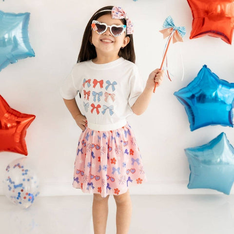 Sweet Wink - Tutu - Red, White, & Cute
