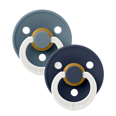 BIBS - Colour Pacifier Set - Glow in The Dark - Size 1