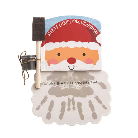 Mud Pie - Handprint Keepsake Book - Christmas