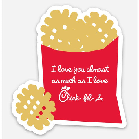 Inviting Affairs Paperie - Sticker - Love For Chic Fil A
