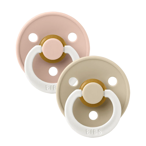 BIBS - Colour Pacifier Set - Glow in The Dark - Size 1