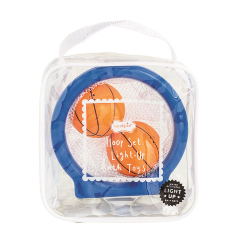 Mud Pie - Light-Up Bath Toy Set - Basketball