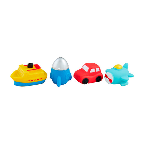 Mud Pie - Light-Up Bath Toy Set - Transportation
