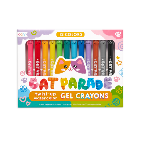 Ooly - Cat Parade Gel Crayons 12PK