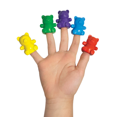Ooly - Cuddly Cubs Bear Finger Crayons 6PK
