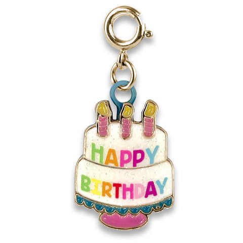 Charms - Gold Birthday Cake