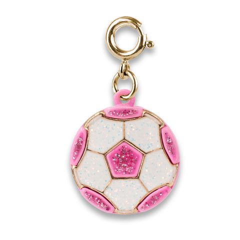 Charms - Gold Glitter Soccer Ball